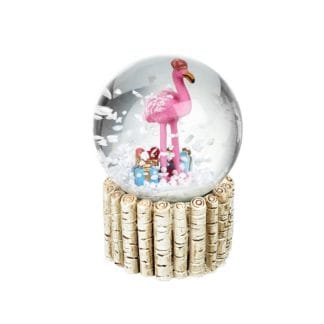 Flamingo Snowglobe