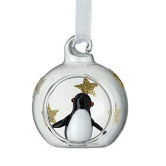 Bauble with penguin