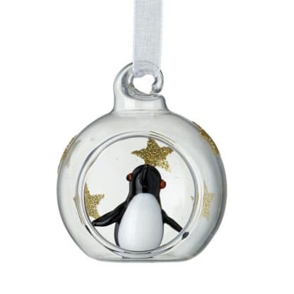 Bauble with penguin