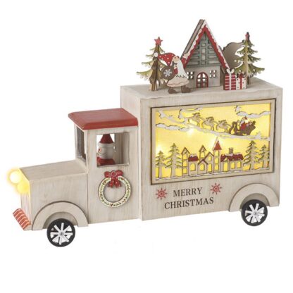Santa’s Merry Christmas light up truck
