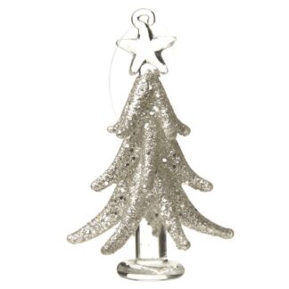 Glass Christmas tree decoration