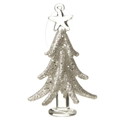 Glass Christmas tree decoration