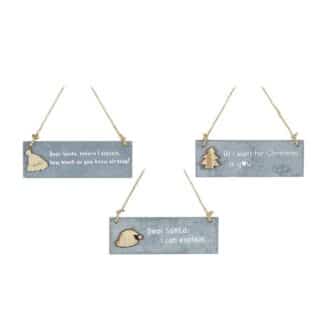 Single Hanging Slate Dec