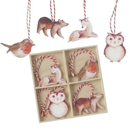 Woodland Animals Tree Decorations