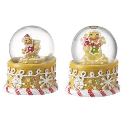 Gingerbread People Snowglobe