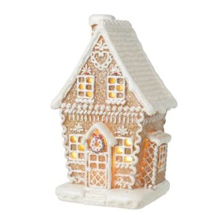 Decorated Light up Gingerbread House