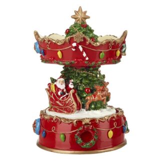 Spinning Musical Merry Go Round Candy Cane