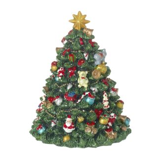 Small spinning Christmas Tree with decorations