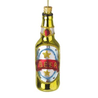 Glass Beer Bottle Christmas Tree decoration