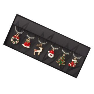 Christmas Charm Set for Glasses