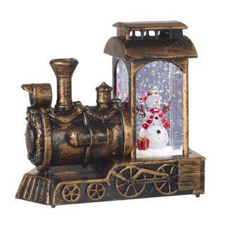 Decorative Train with a Snow Scene