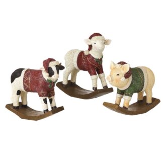 Christmas Farm Animals Rocket Choice Of Designs